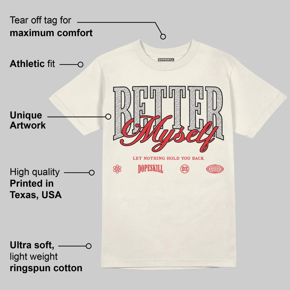 Sail 1s OG DopeSkill T-Shirt Better Myself Graphic - Image 2