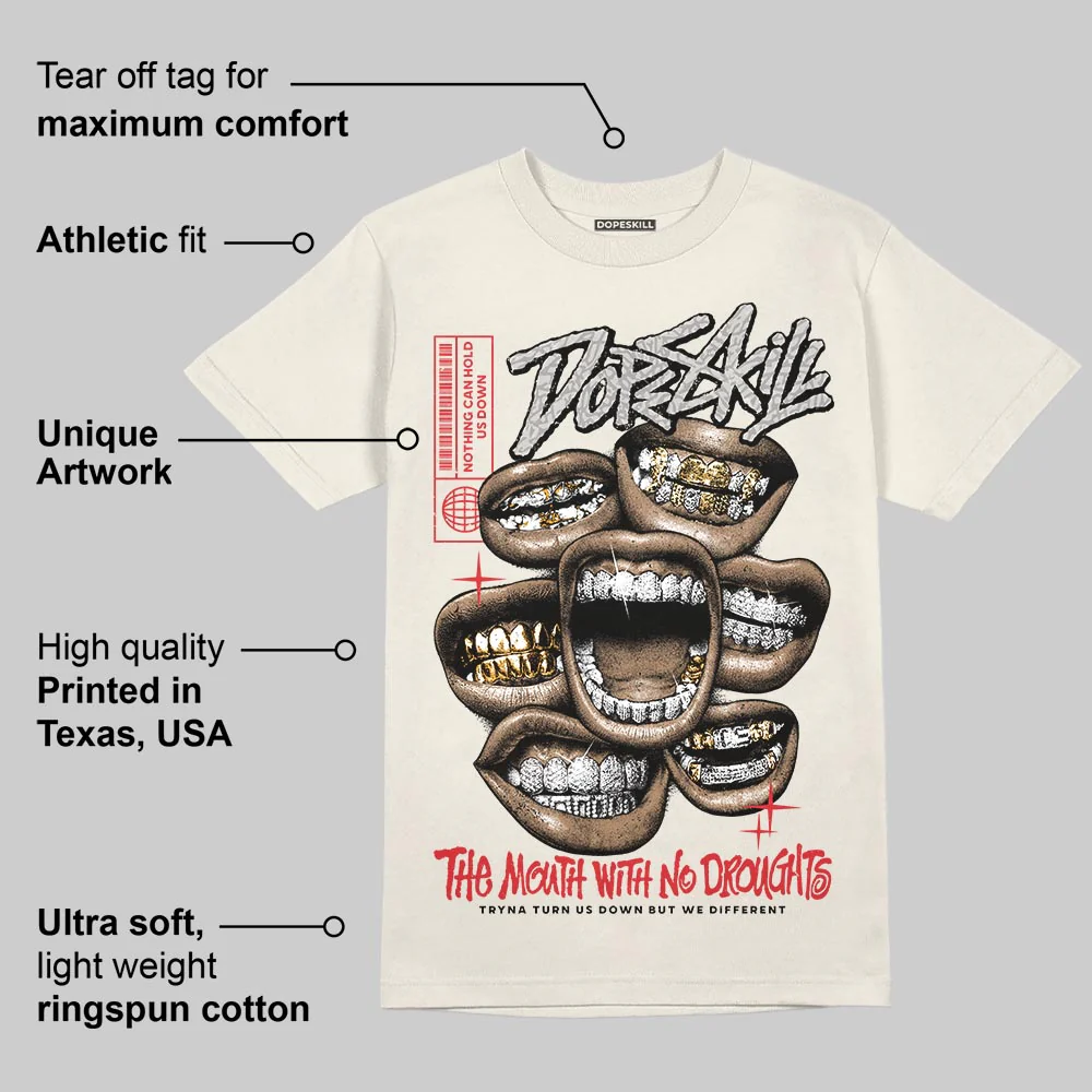 Sail 1s OG DopeSkill T-Shirt The Mouth With No Droughts Graphic - Image 2