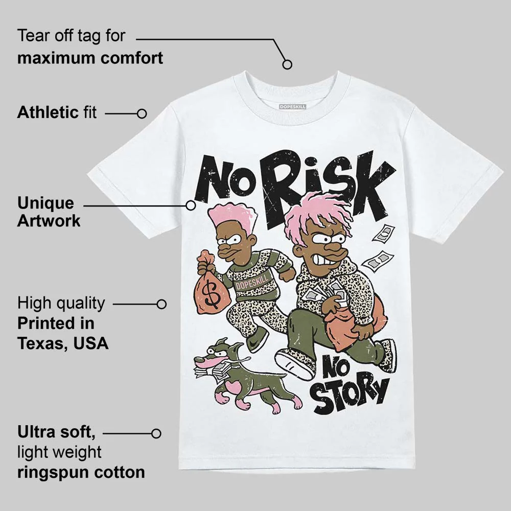 SB Dunk “Arts-Rec” DopeSkill T-Shirt No Risk No Story Graphic - Image 3