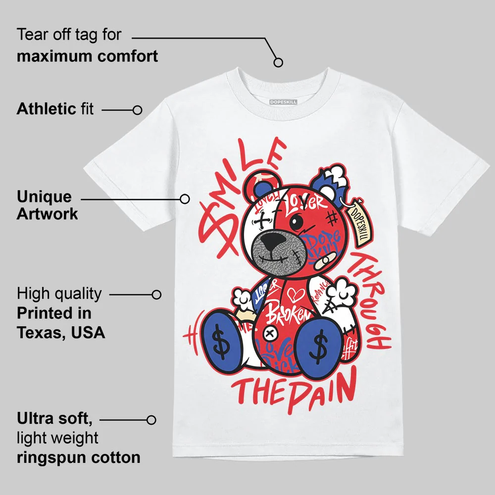 Seoul 2.0 3s DopeSkill T-Shirt Smile Through The Pain Graphic - Image 3