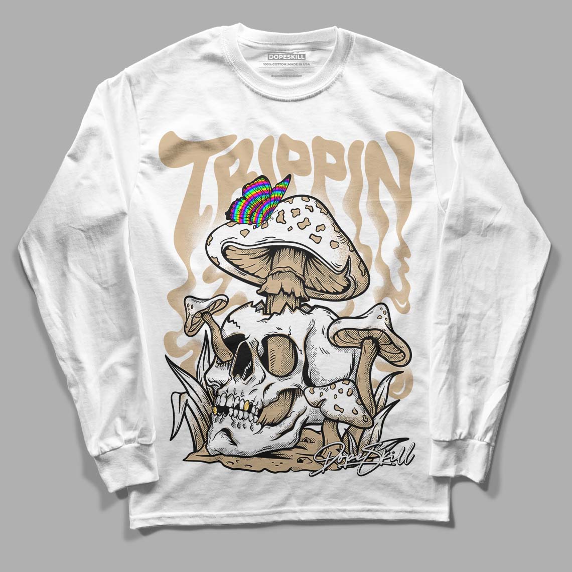 TAN Collection DopeSkill Long Sleeve T-Shirt Trippin Graphic - Image 2