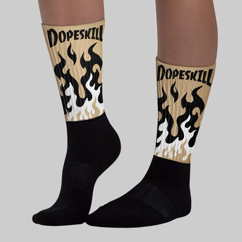 TAN Collection DopeSkill Sublimated Socks FIRE Graphic - Image 3