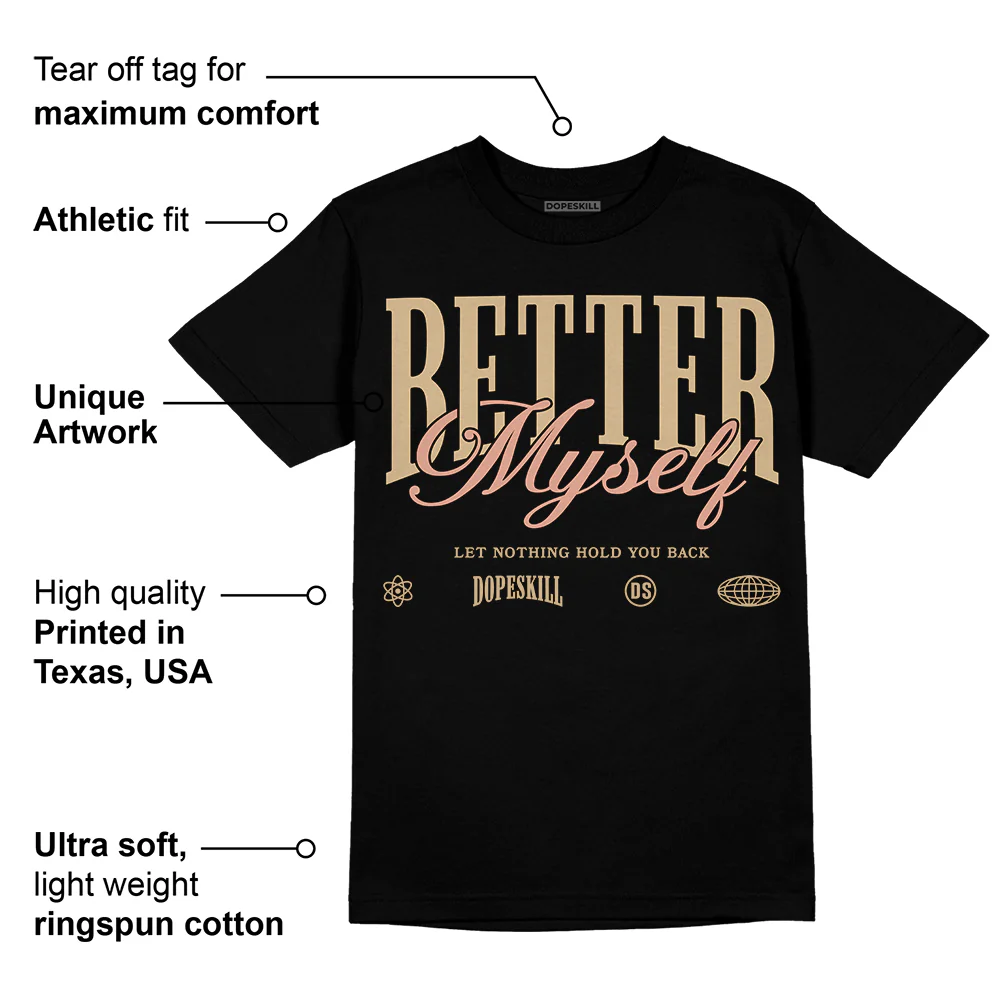 TAN Collection DopeSkill T-Shirt Better Myself Graphic - Image 3