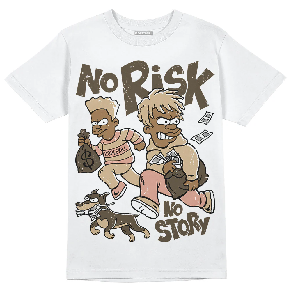 TAN Collection DopeSkill T-Shirt No Risk No Story Graphic - Image 2