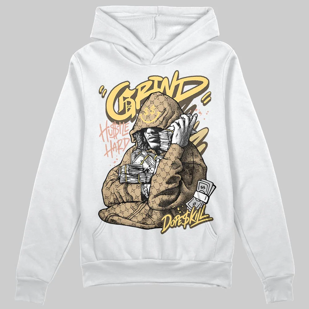 TAN 'Grind Pray' DopeSkill Graphic Hoodie - Image 2