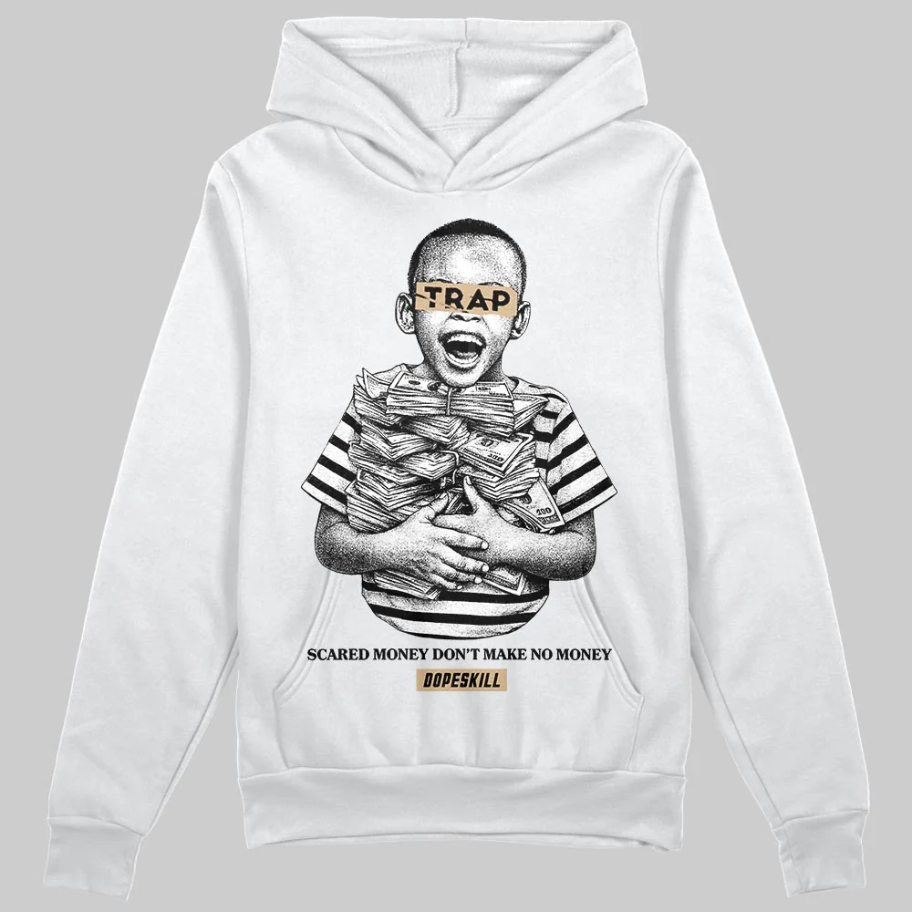 TAN 'Scared Money Don't Make No Money' DopeSkill Graphic Hoodie - Image 2