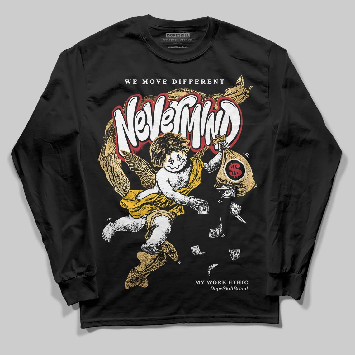 Taxi 12s 2025 DopeSkill Long Sleeve T-Shirt Nevermind Graphic