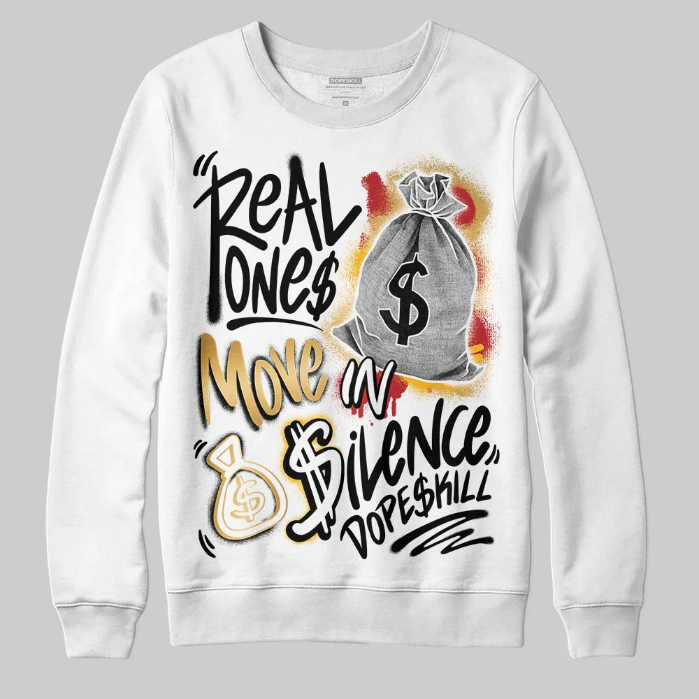 Taxi 12s 2025 DopeSkill Sweatshirt Real Ones Move In Silence Graphic - Image 2