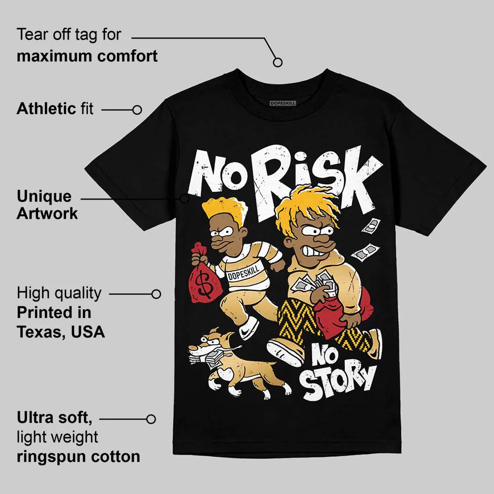 Taxi 12s 2025 DopeSkill T-Shirt No Risk No Story Graphic - Image 3