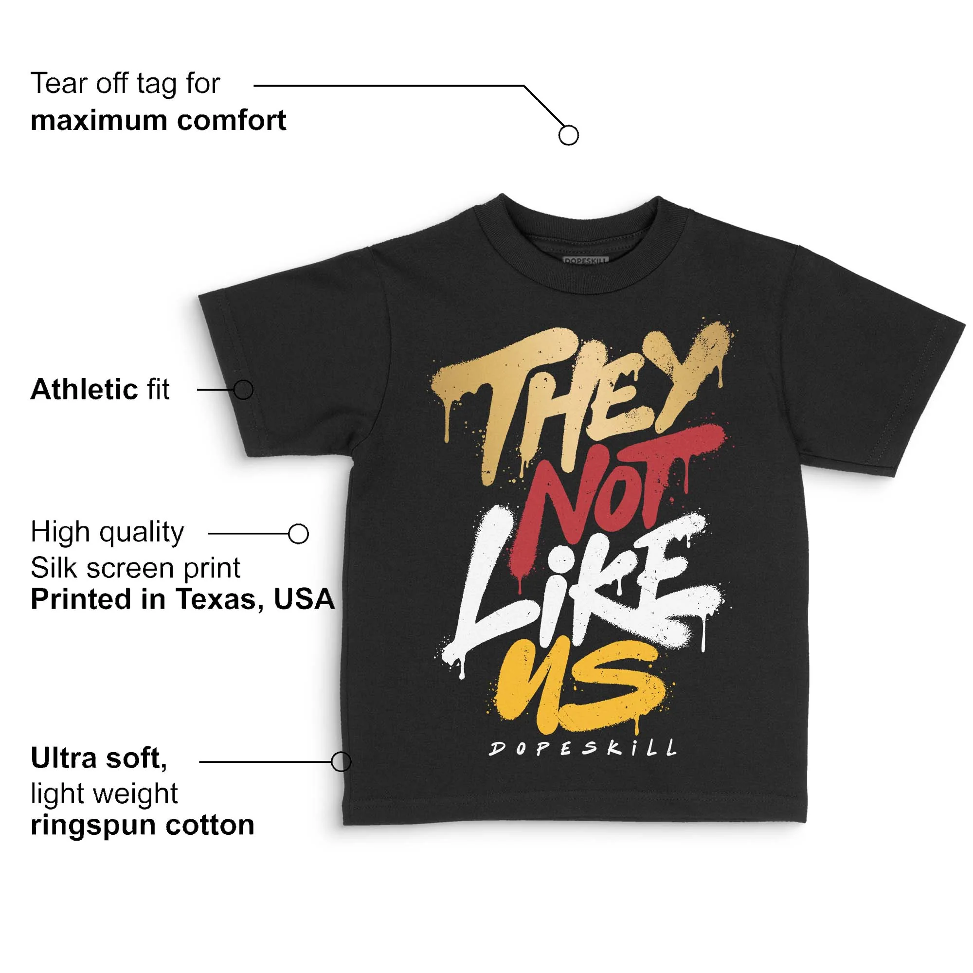 Taxi 12s 2025 DopeSkill Toddler Kids T-shirt They Not Like Us Graphic - Image 3
