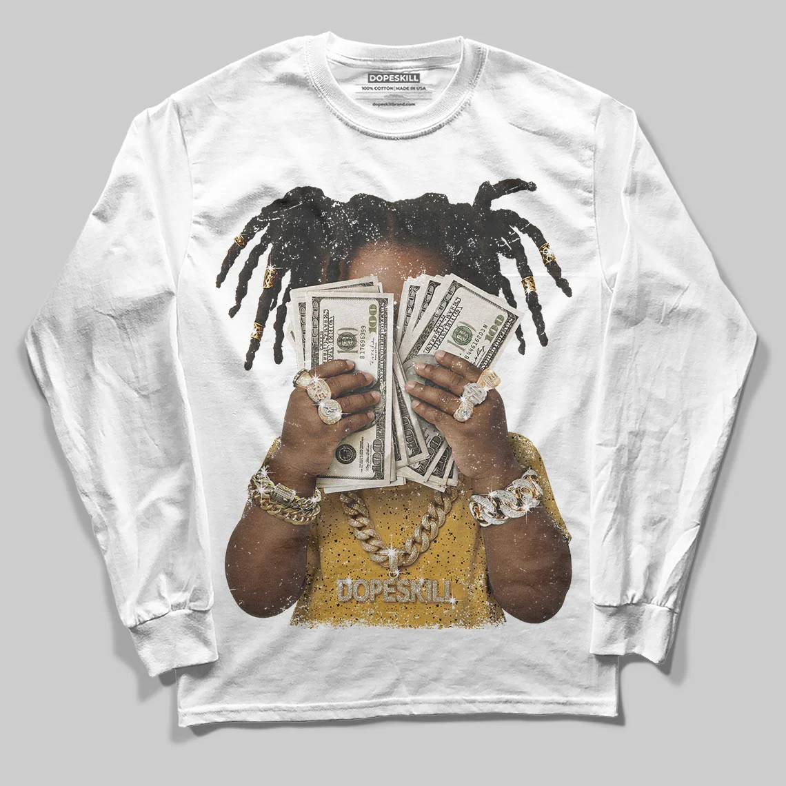 Tokyo 5s DopeSkill Long Sleeve T-Shirt Rich Youth Graphic - Image 2
