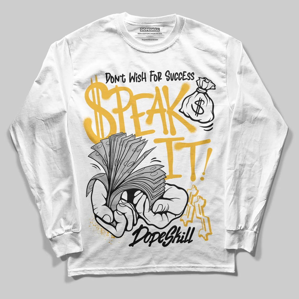 Tokyo 5s DopeSkill Long Sleeve T-Shirt Speak It Graphic - Image 2