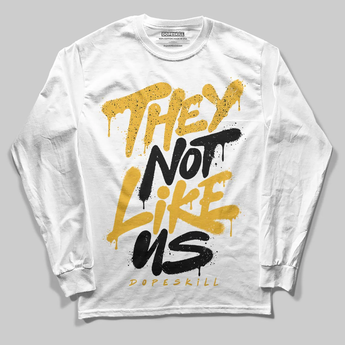 Tokyo 5s DopeSkill Long Sleeve T-Shirt They Not Like Us Graphic - Image 2
