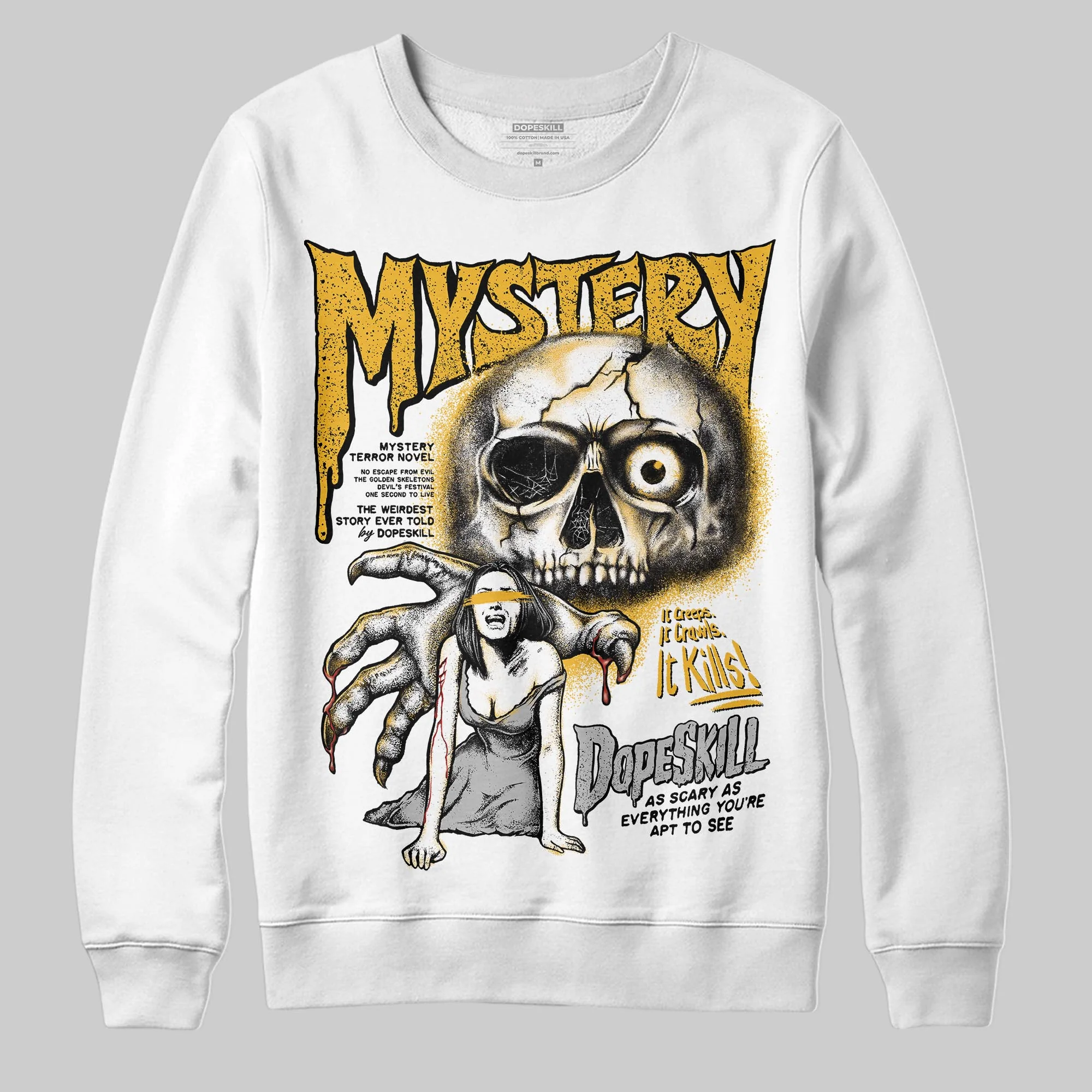 Tokyo 5s DopeSkill Sweatshirt Mystery Ghostly Grasp Graphic - Image 2
