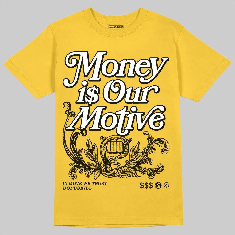 Tokyo 5s DopeSkill T-Shirt Money Is Our Motive Typo Graphic - Image 3