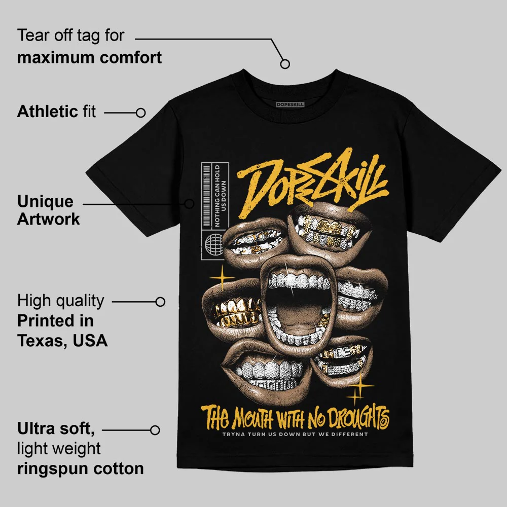 Tokyo 5s DopeSkill T-Shirt The Mouth With No Droughts Graphic - Image 4