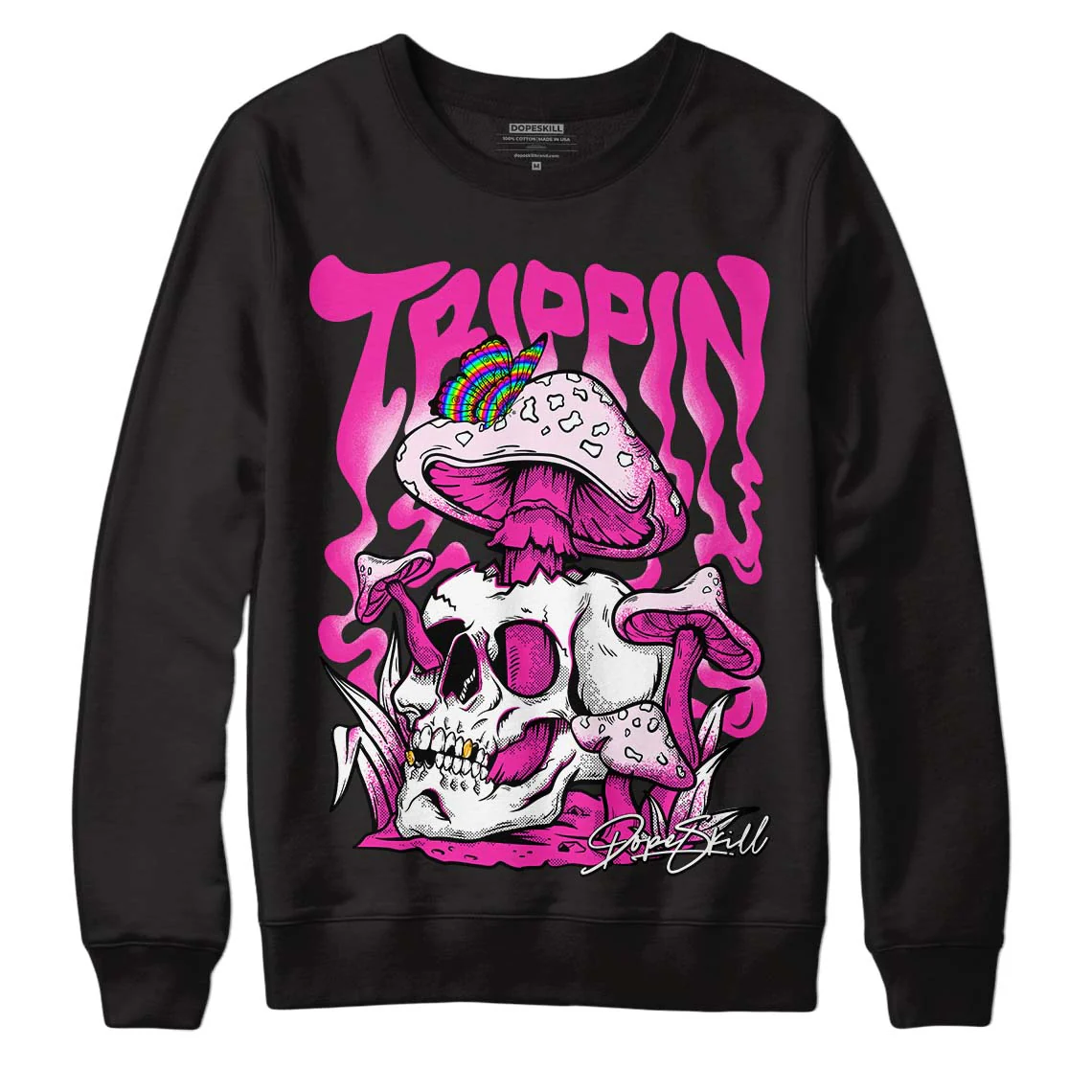 Triple Pink Dunk Low DopeSkill Sweatshirt Trippin Graphic - Image 2