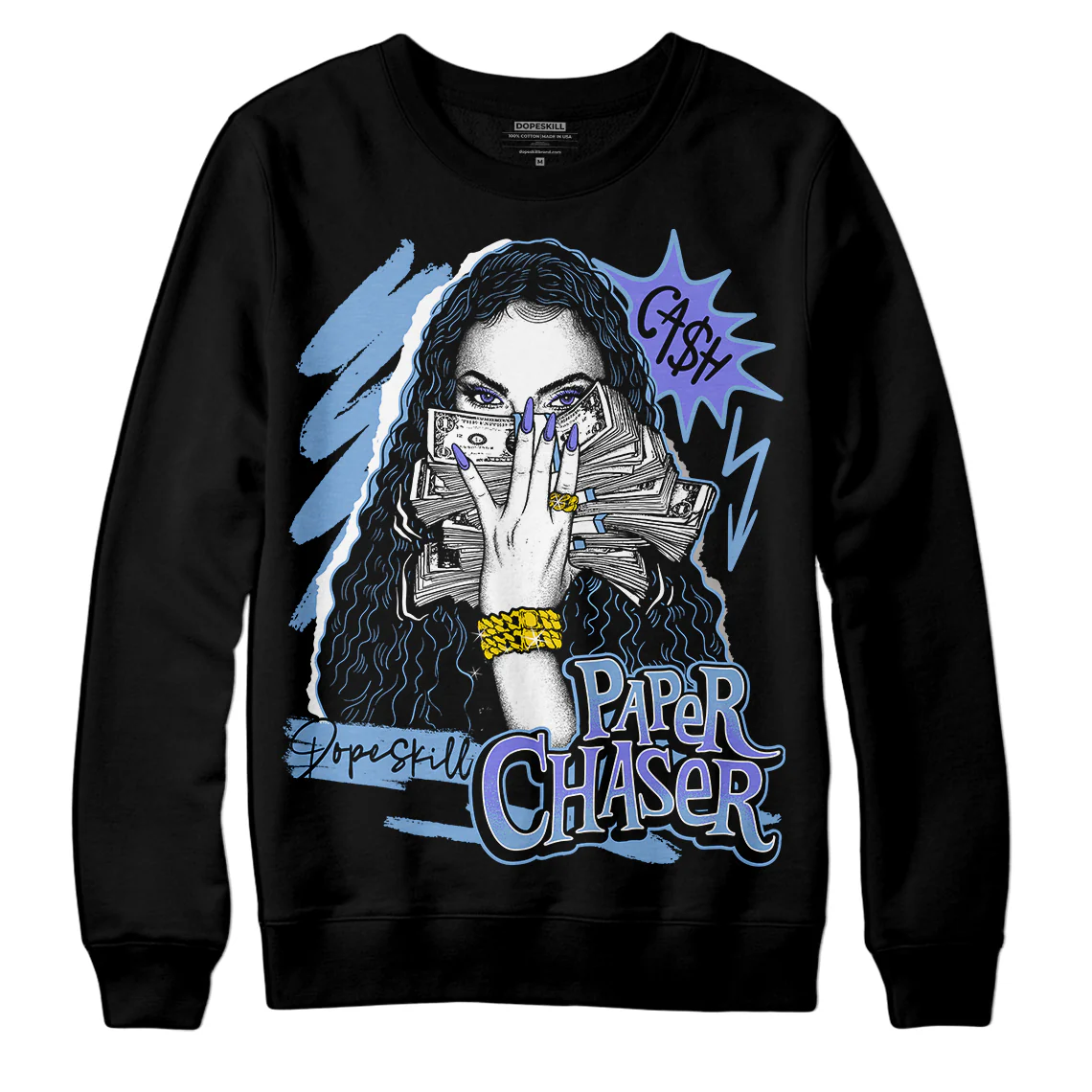 University Blue Collection DopeSkill Sweatshirt NPC Graphic - Image 2