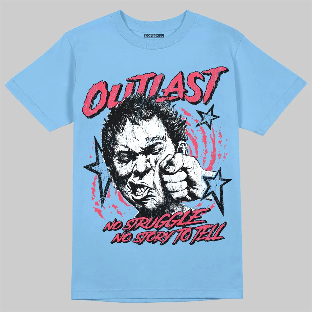 University Blue 'Outlast' DopeSkill Graphic T-Shirt - Image 3