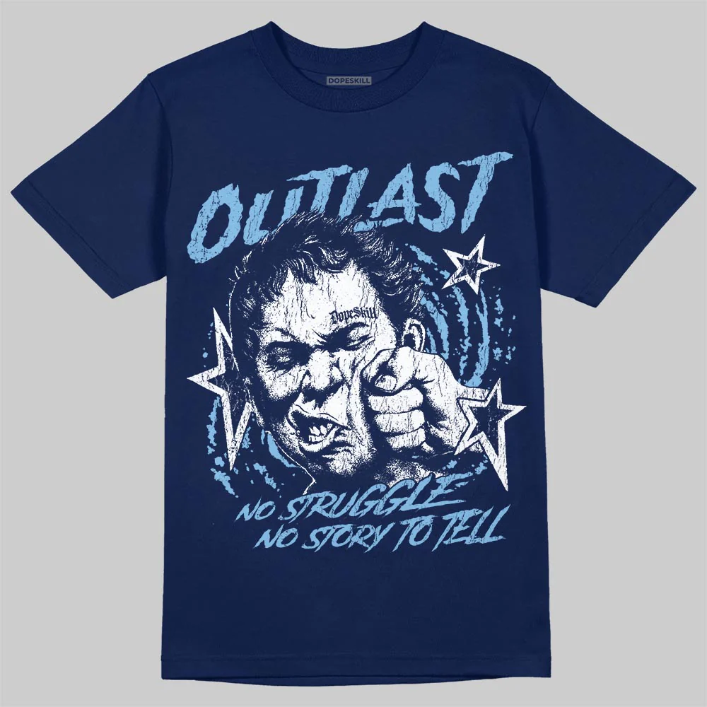 University Blue 'Outlast' DopeSkill Graphic T-Shirt - Image 4