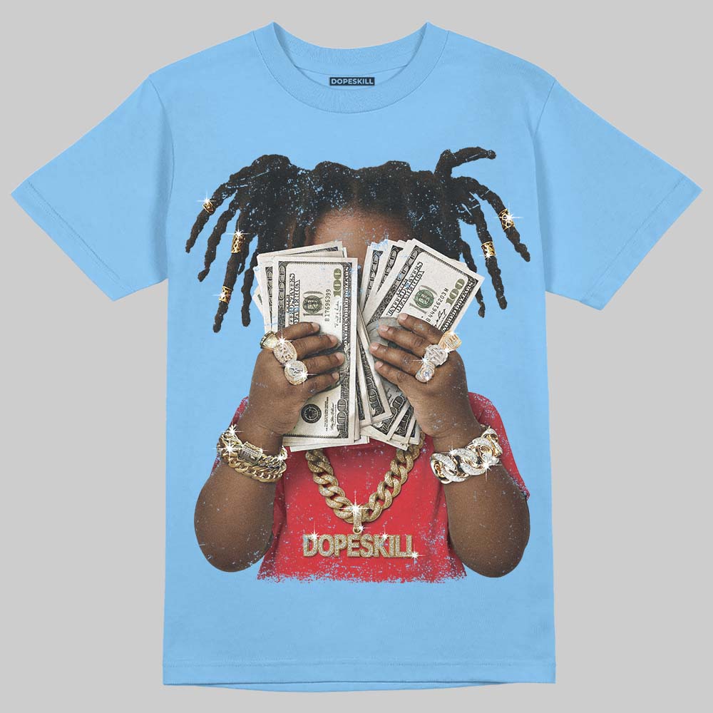 University Blue Collection DopeSkill T-Shirt Rich Youth Graphic - Image 3