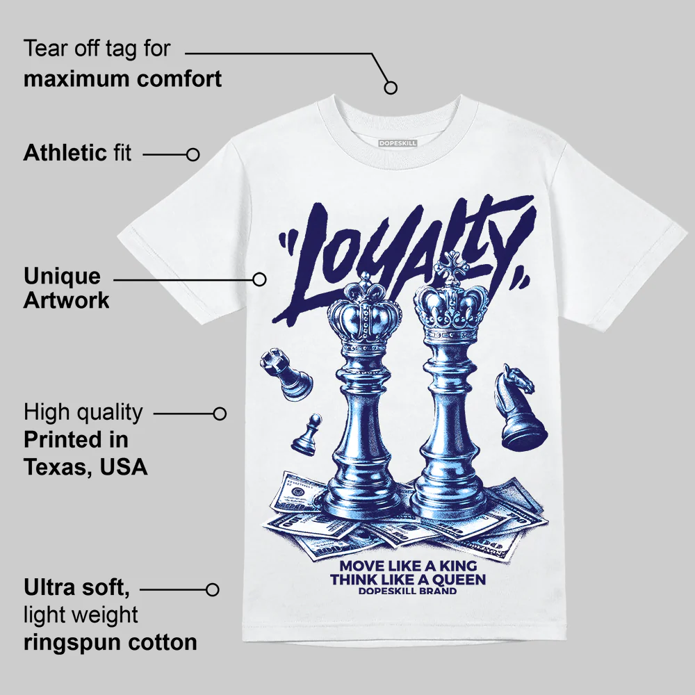 University Blue 'Loyalty' DopeSkill Graphic T-Shirt - Image 5