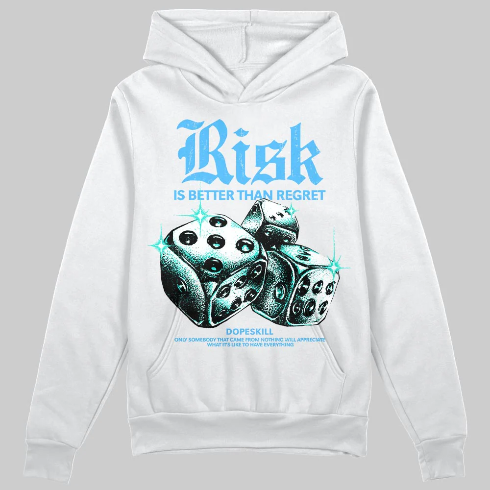University Blue 'Risk Is Better Than Regret' DopeSkill Graphic Hoodie