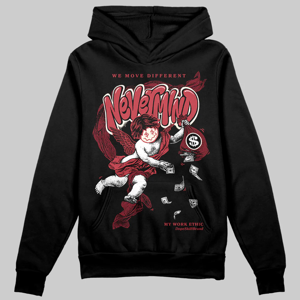 Valentine’s Day 4s DopeSkill Hoodie Sweatshirt Nevermind Graphic - Image 2