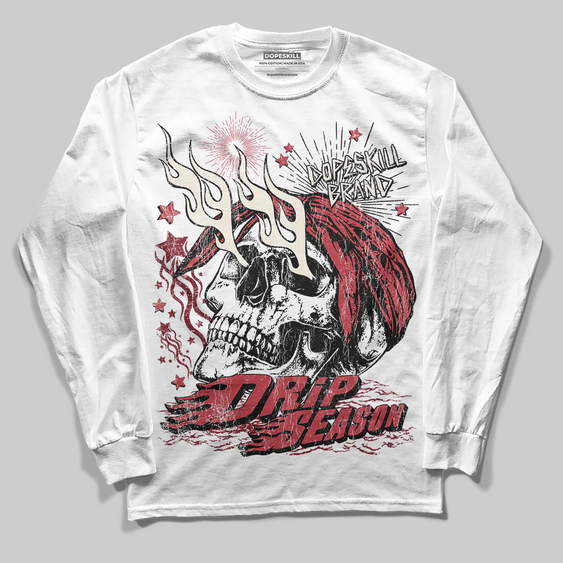 Valentine’s Day 4s DopeSkill Long Sleeve T-Shirt Drip Season Graphic