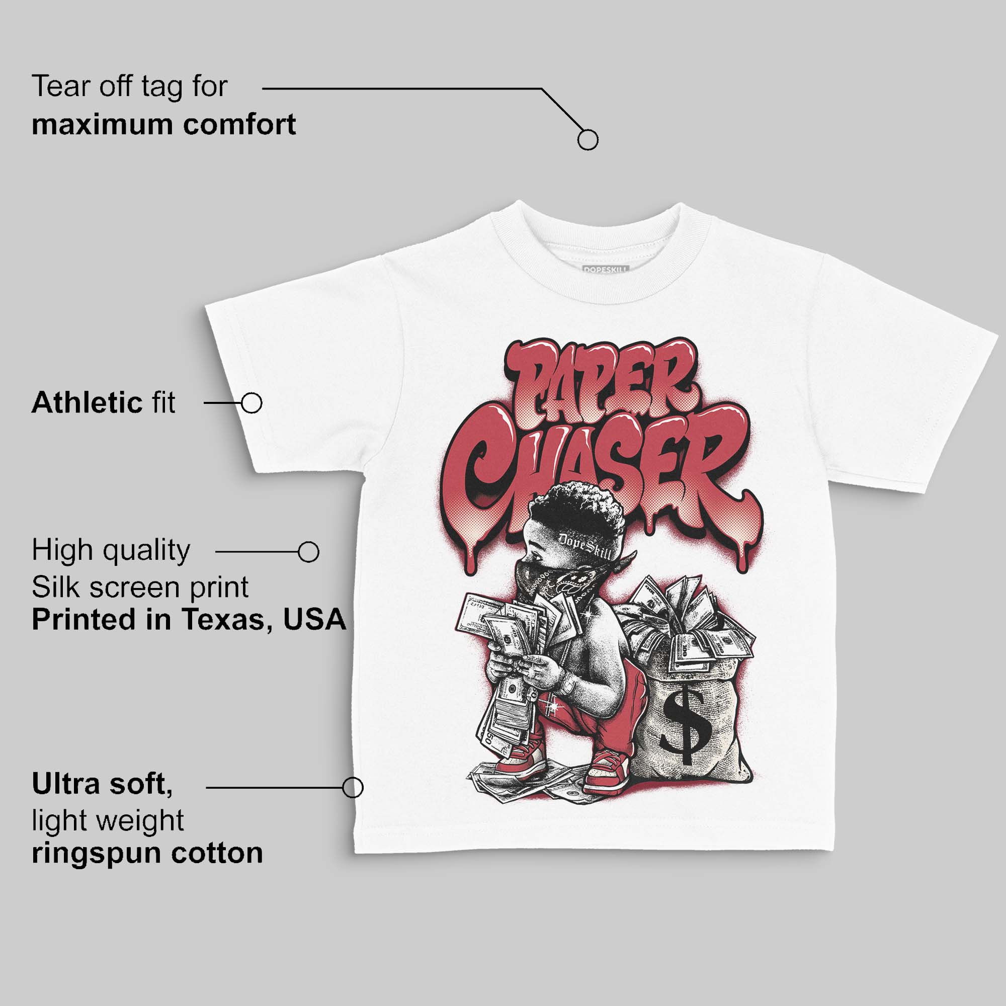 Valentine’s Day 4s DopeSkill Toddler Kids T-shirt Paper Chaser Boy Graphic - Image 3