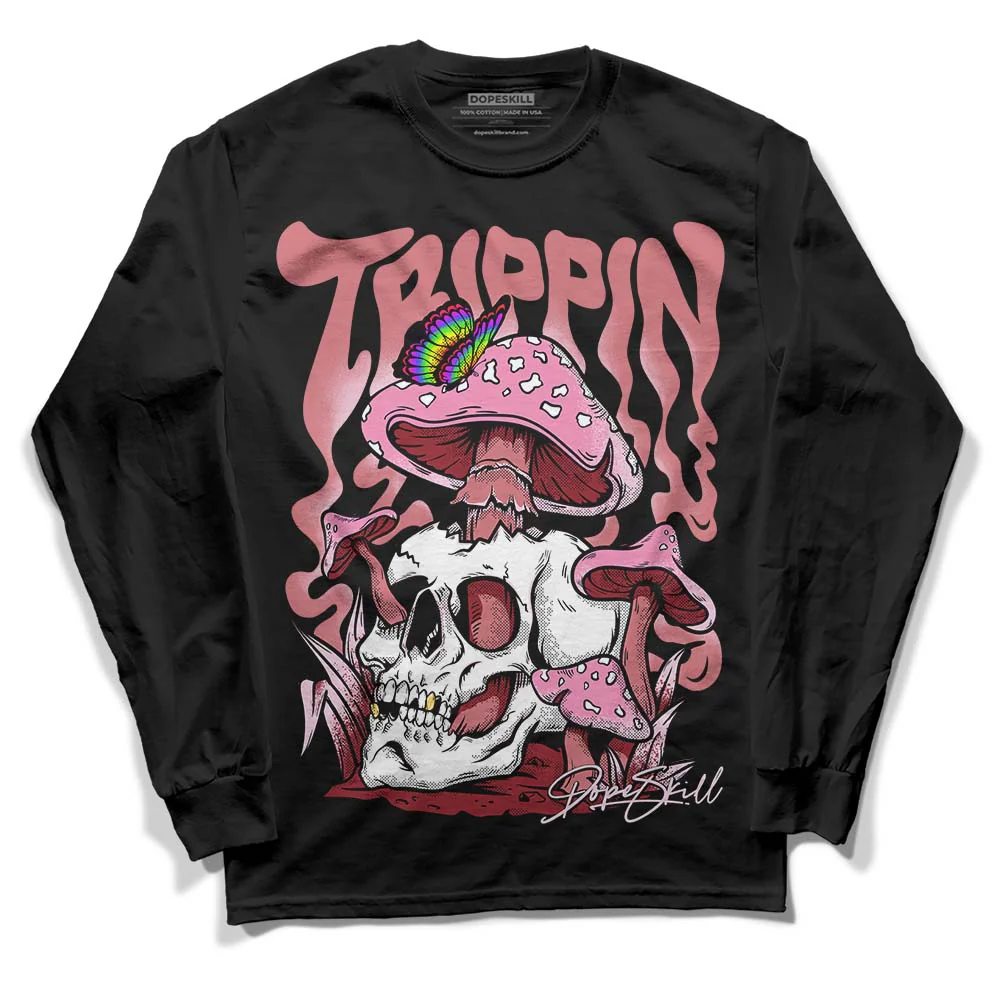 Valentine's Day Collection DopeSkill Long Sleeve T-Shirt Trippin Graphic - Image 2