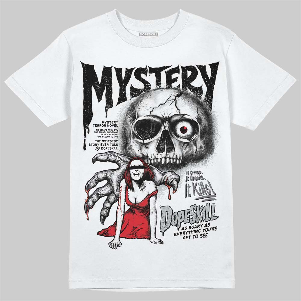 Wolf Grey 12s DopeSkill T-Shirt Mystery Ghostly Grasp Graphic - Image 2