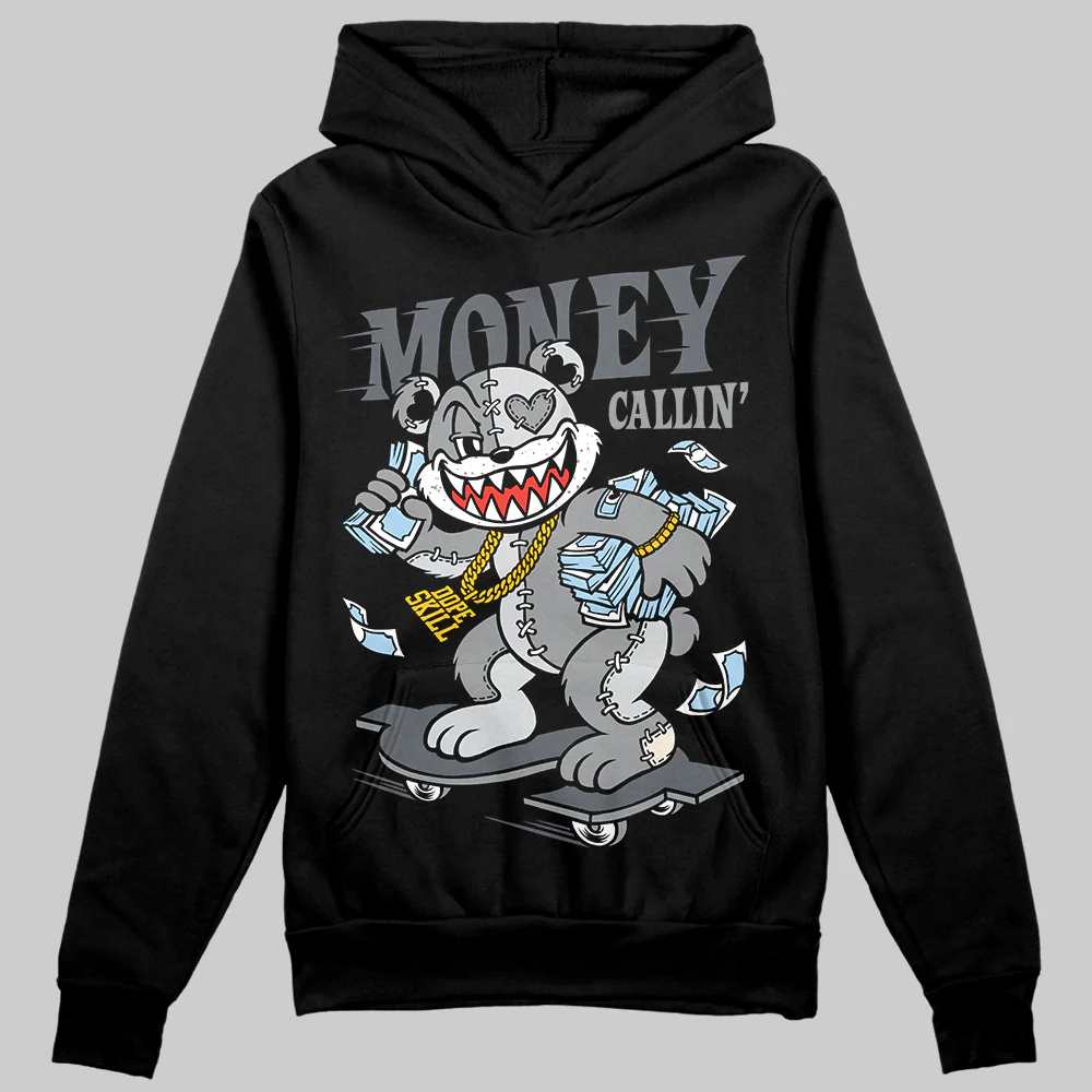 Wolf Grey 5s DopeSkill Hoodie Sweatshirt Money Callin' Graphic - Image 2