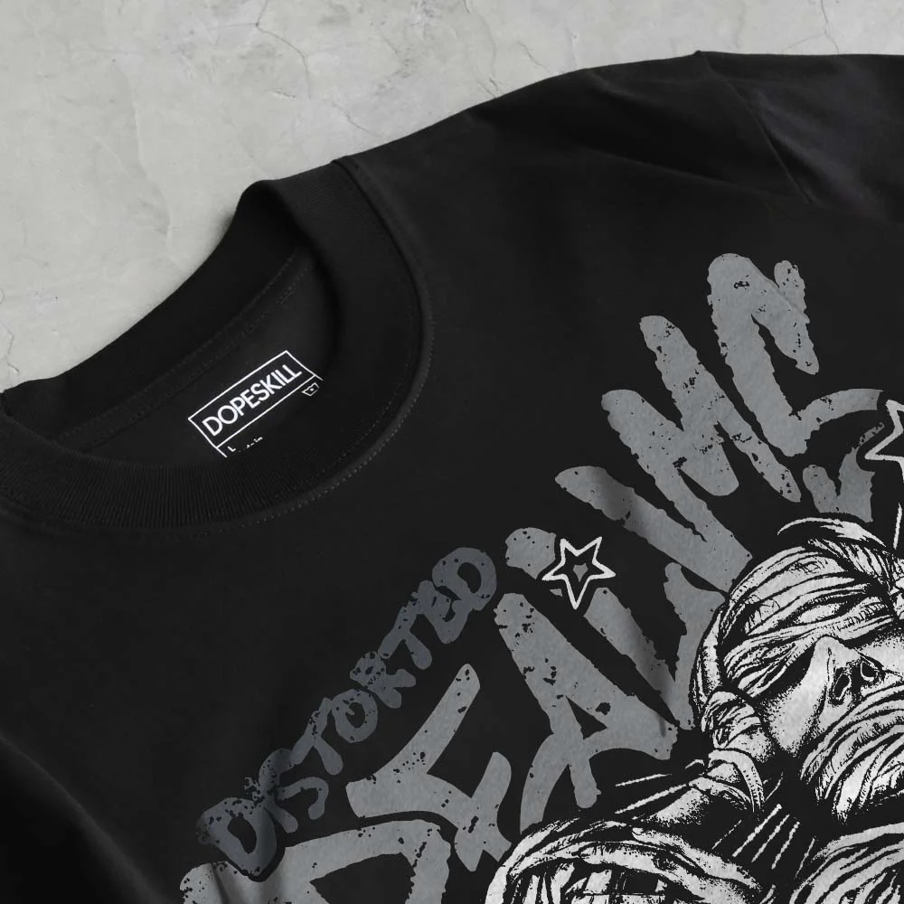 Wolf Grey 5s DopeSkill T-Shirt Distorted Realms Graphic - Image 5