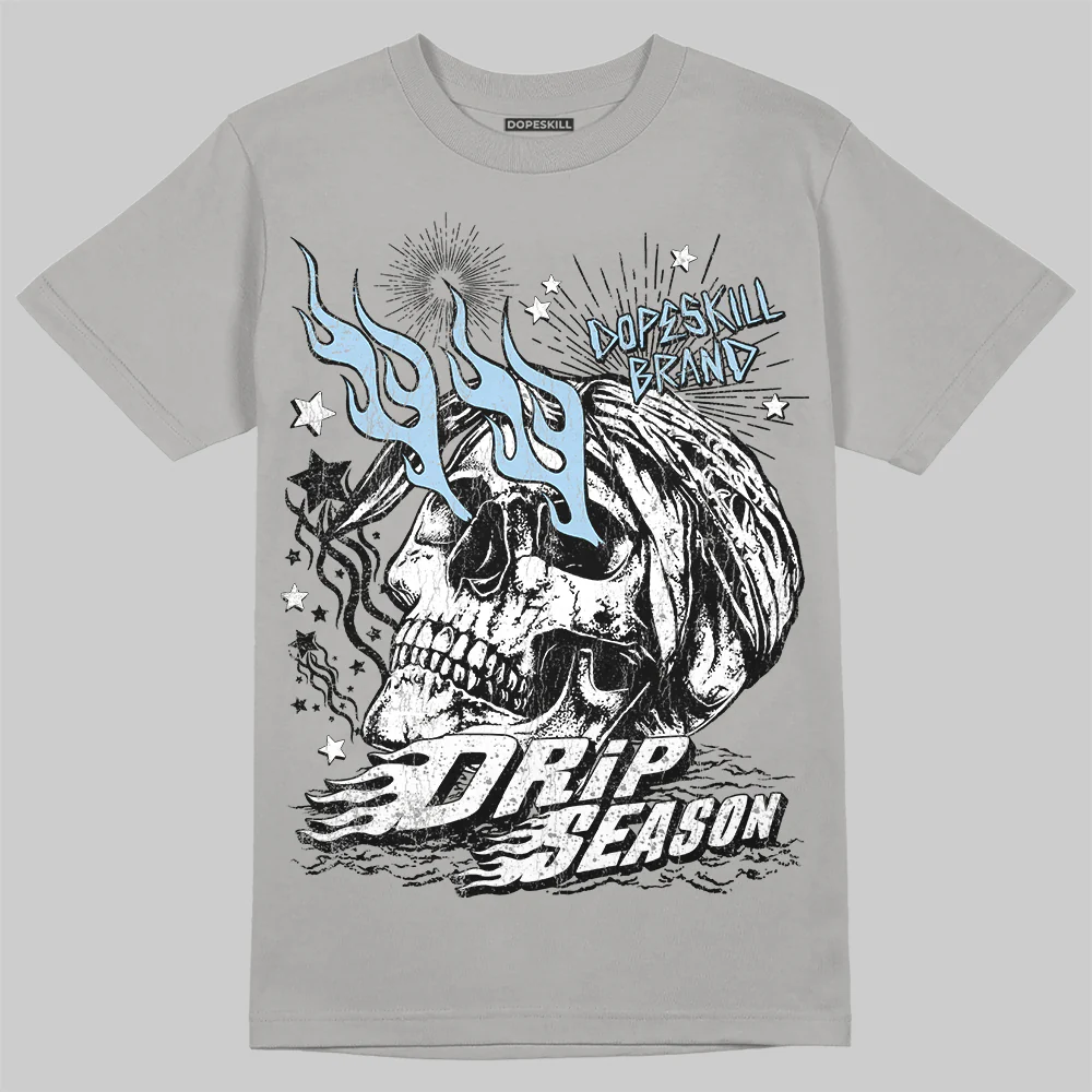Wolf Grey 5s DopeSkill T-Shirt Drip Season Graphic - Image 3