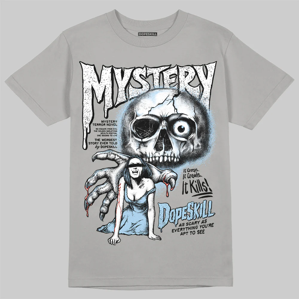 Wolf Grey 5s DopeSkill T-Shirt Mystery Ghostly Grasp Graphic - Image 3