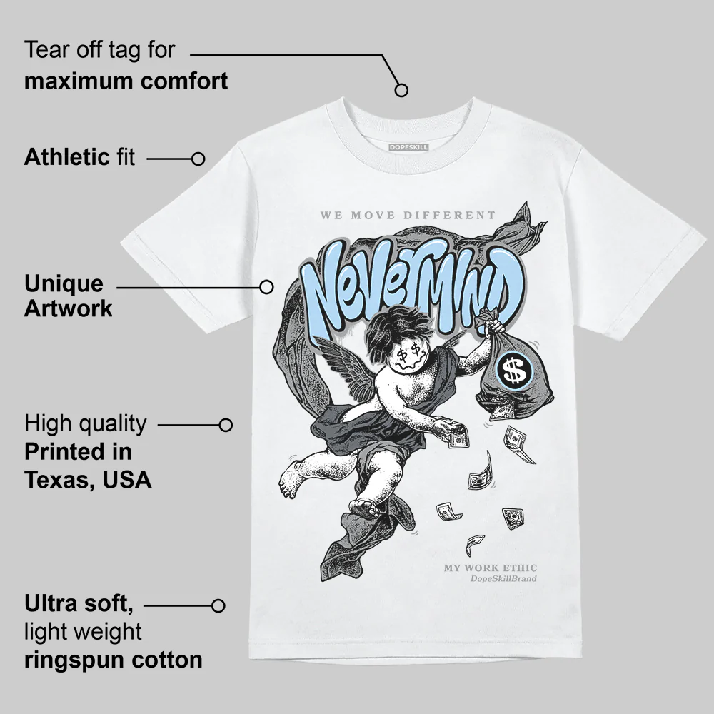 Wolf Grey 5s DopeSkill T-Shirt Nevermind Graphic - Image 4