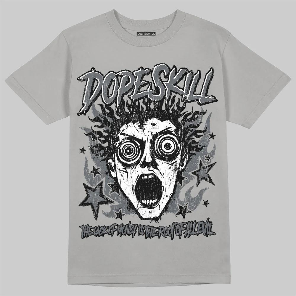 Wolf Grey 5s DopeSkill T-Shirt Root of Evil Graphic - Image 3