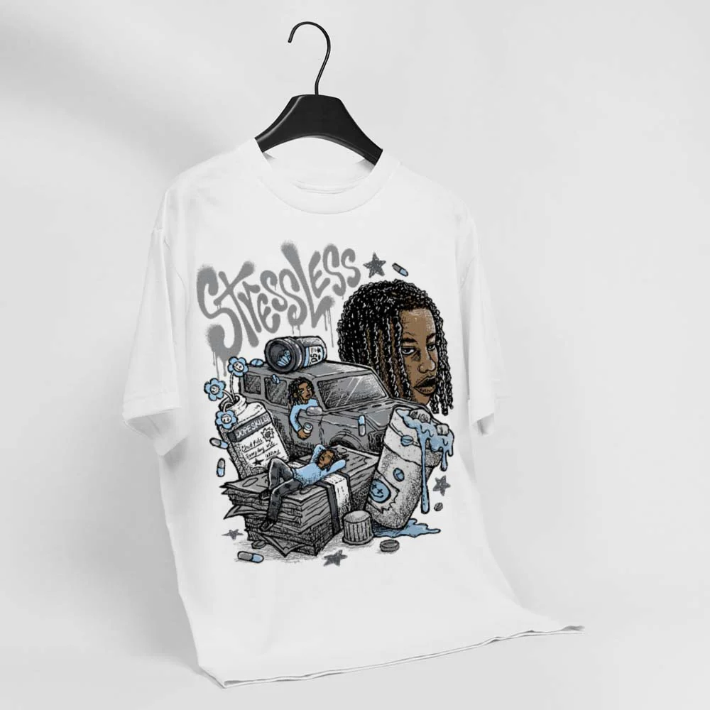 Wolf Grey 5s DopeSkill T-Shirt Stressless Graphic - Image 4