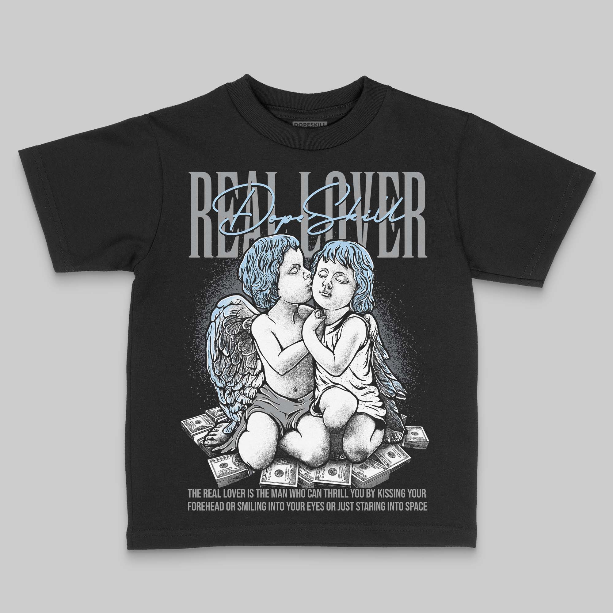 Wolf Grey 5s DopeSkill Toddler Kids T-shirt Real Lover Graphic - Image 2