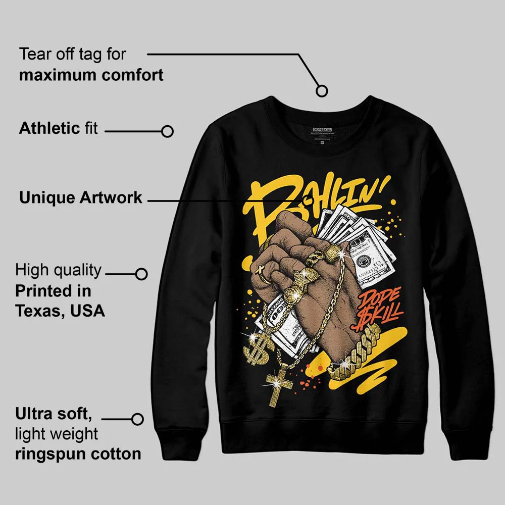 Yellow Collection DopeSkill Sweatshirt Always Ballin' Graphic - Image 3