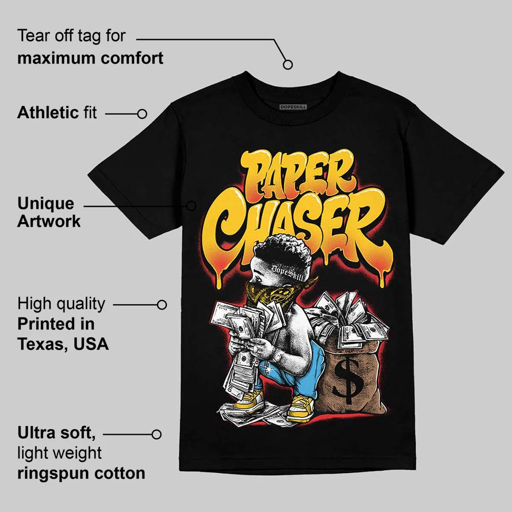 Yellow 'Paper Chaser Boy' DopeSkill Graphic T-Shirt - Image 4