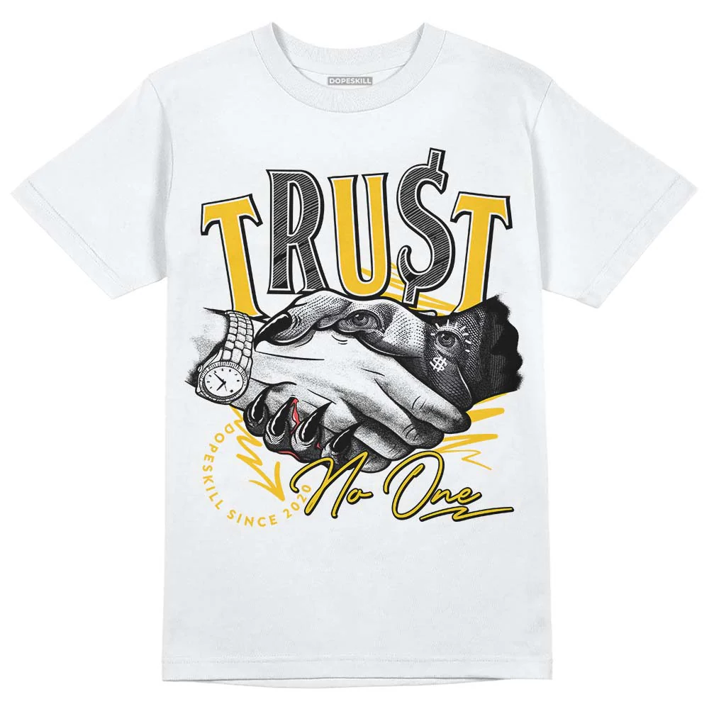 Yellow Collection DopeSkill T-Shirt Trust No One Graphic - Image 2