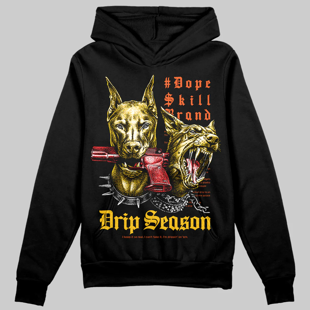 Yellow 'New Drip Season' DopeSkill Graphic Hoodie