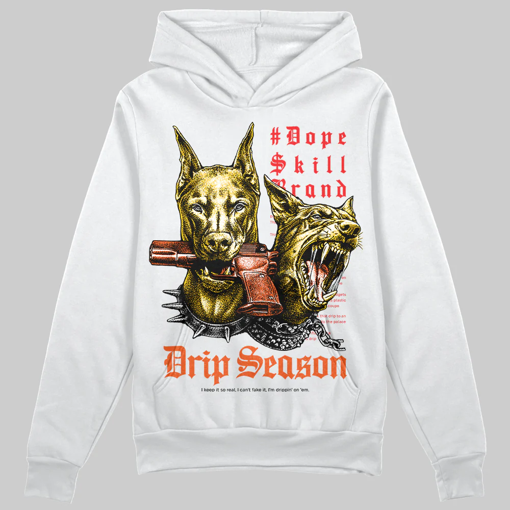 Yellow 'New Drip Season' DopeSkill Graphic Hoodie - Image 2