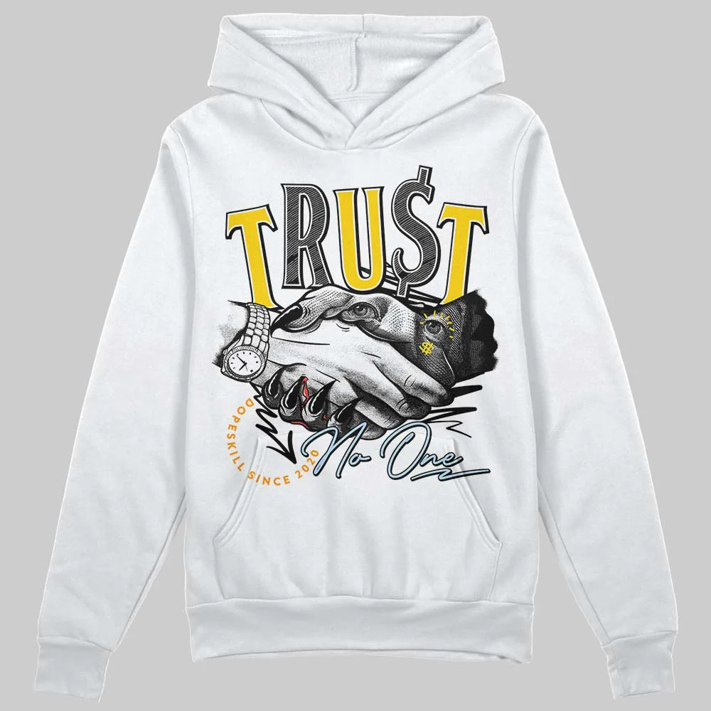Yellow Ochre 6s DopeSkill Hoodie Sweatshirt Trust No One Graphic - Image 2