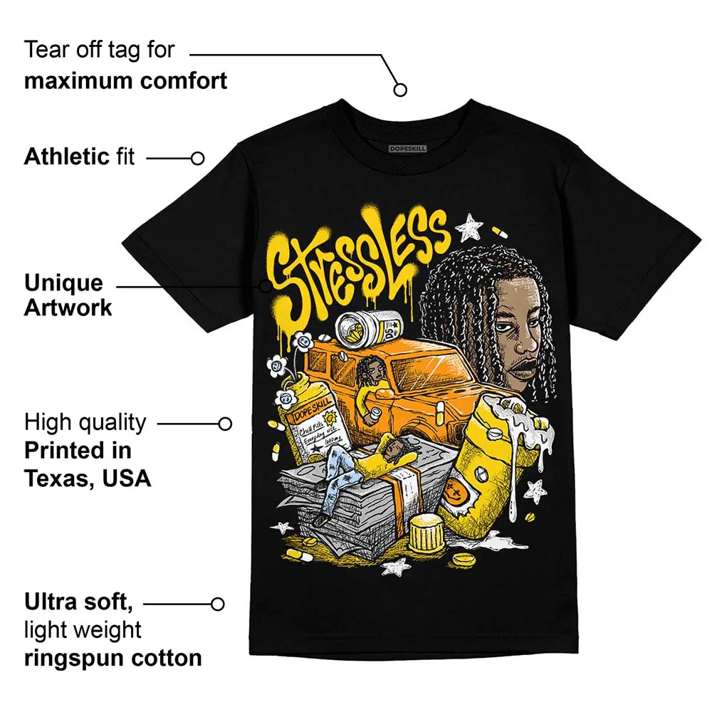 Yellow Ochre 6s DopeSkill T-Shirt Stressless Graphic - Image 3